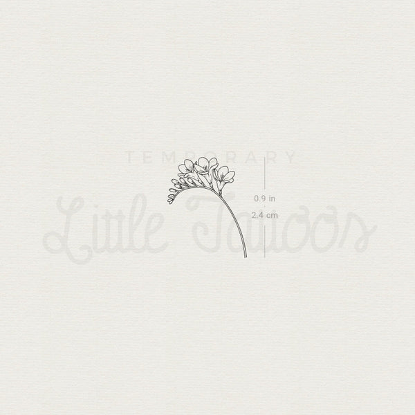 Freesia Temporary Tattoo - Set of 3