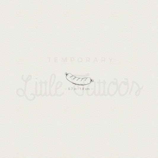 Sausages Temporary Tattoo - Set of 3