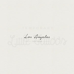 Los Angeles Temporary Tattoo - Set of 3