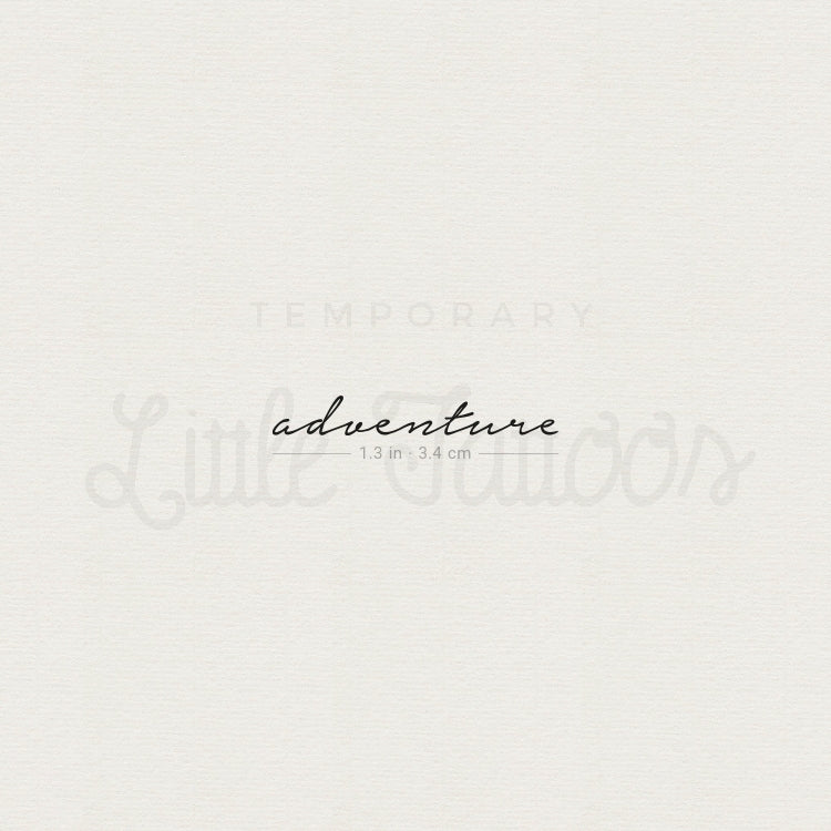 Tatuaje temporal de aventura - Juego de 3