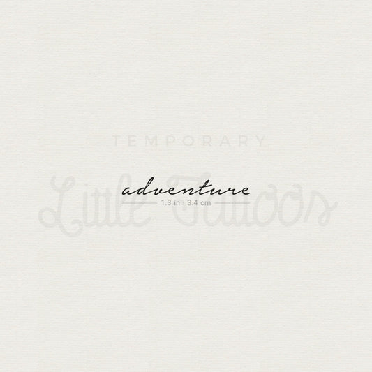 Tatuaje temporal de aventura - Juego de 3