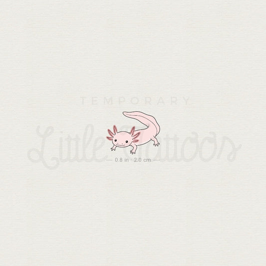 Axolotl Temporary Tattoo - Set of 3