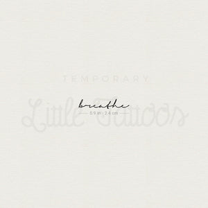 Little Breathe Temporary Tattoo - Set of 3