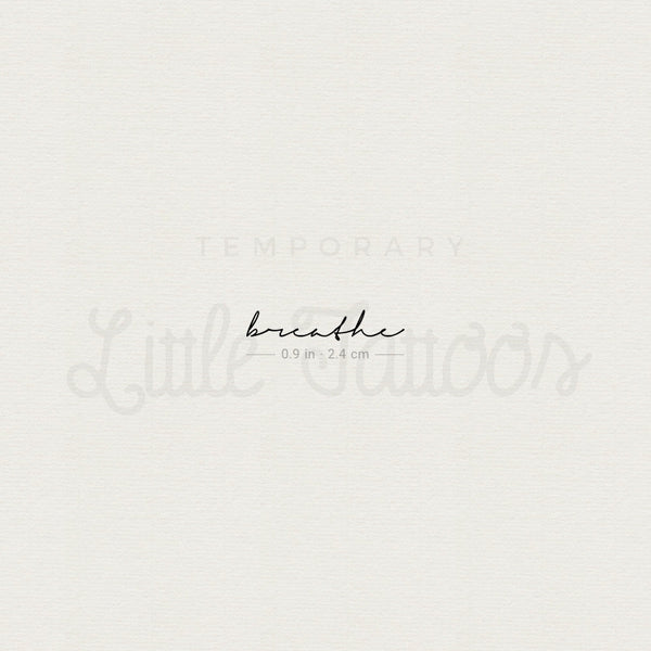 Little Breathe Temporary Tattoo - Set of 3