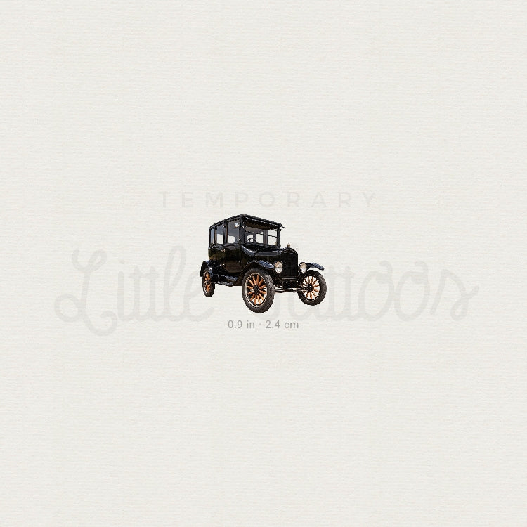 Ford Model-T Temporary Tattoo - Set of 3