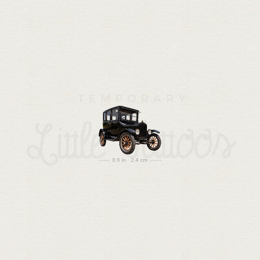 Ford Model-T Temporary Tattoo - Set of 3