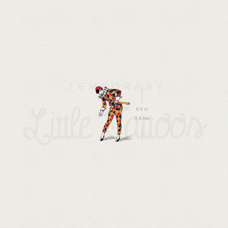 Harlequin Temporary Tattoo - Set of 3