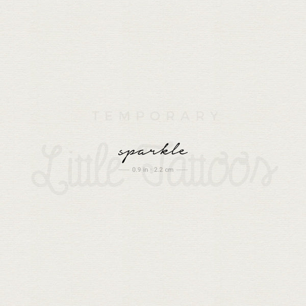 Sparkle Temporary Tattoo - Set of 3