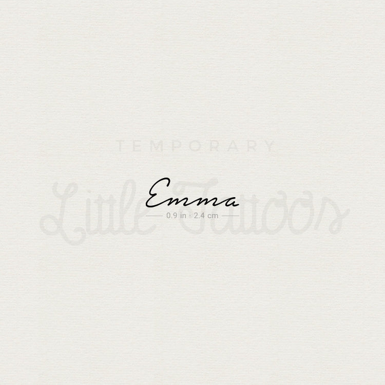 Emma Temporary Tattoo - Set of 3