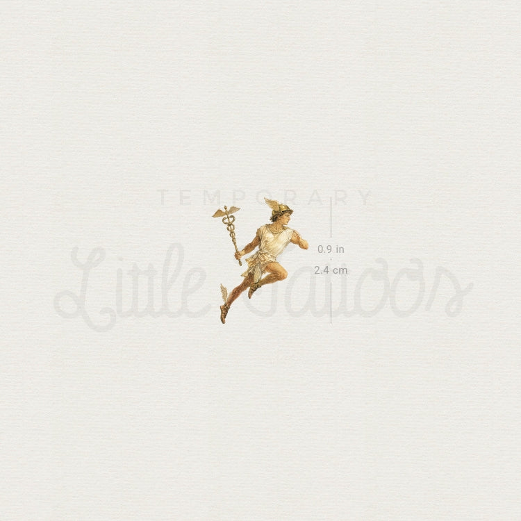 Hermes Temporary Tattoo - Set of 3