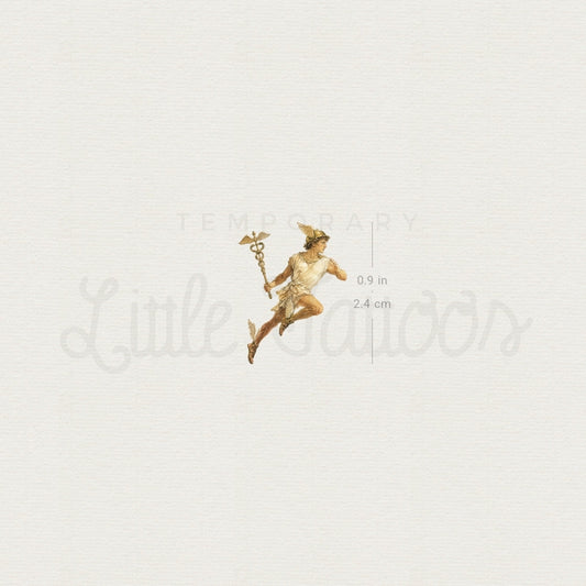 Hermes Temporary Tattoo - Set of 3