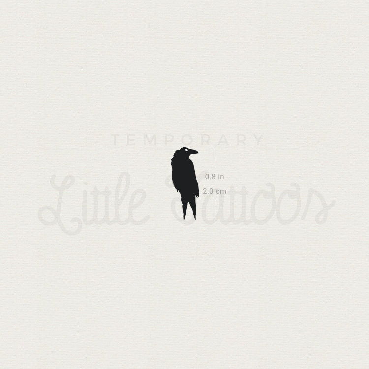 Little Raven Temporary Tattoo - Set of 3 – Little Tattoos