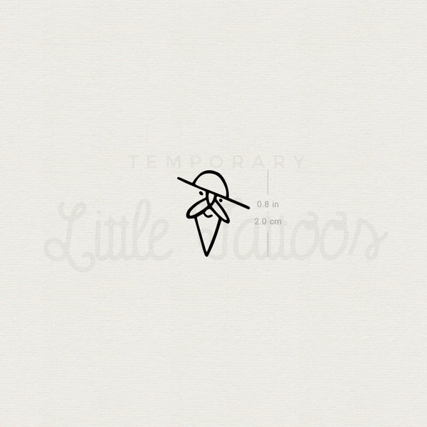 Don Quixote Temporary Tattoo - Set of 3