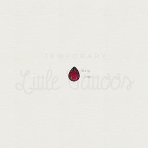 Ruby Temporary Tattoo - Set of 3