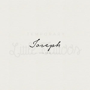 Joseph Temporary Tattoo - Set of 3