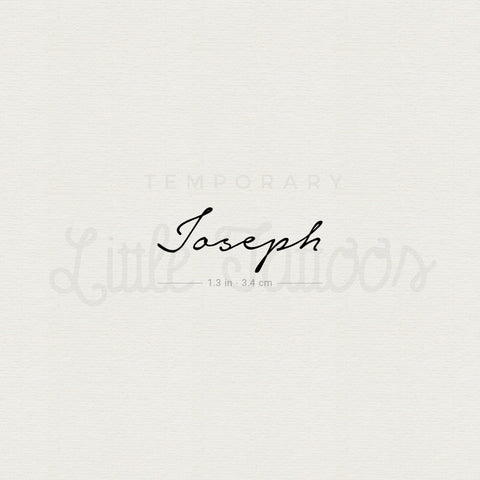 Joseph Temporary Tattoo - Set of 3