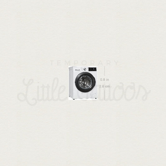 Washing Machine Temporary Tattoo - Set of 3