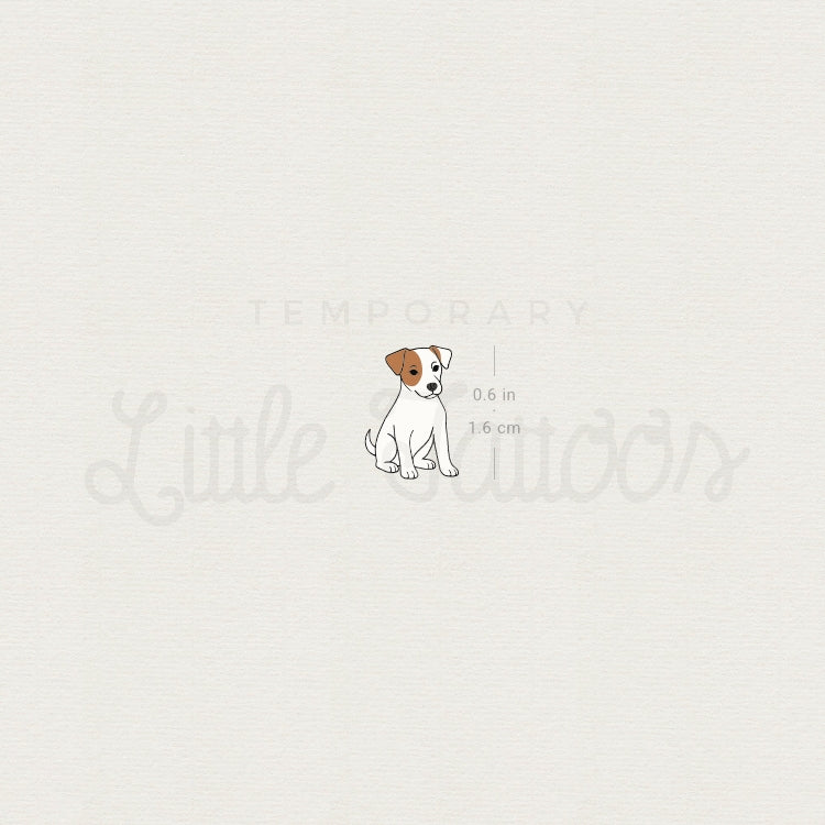 Jack Russell Temporary Tattoo - Set of 3