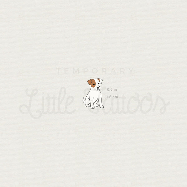 Jack Russell Temporary Tattoo - Set of 3