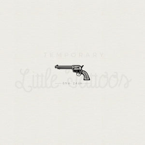 Revolver Temporary Tattoo - Set of 3
