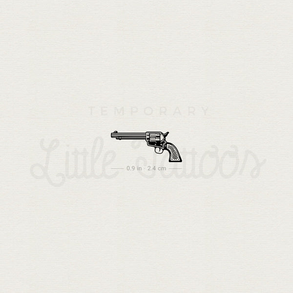 Revolver Temporary Tattoo - Set of 3