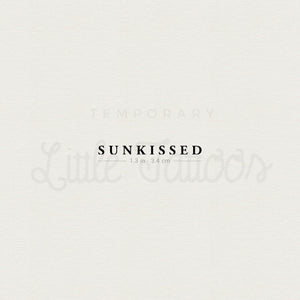 SUNKISSED Temporary Tattoo - Set of 3