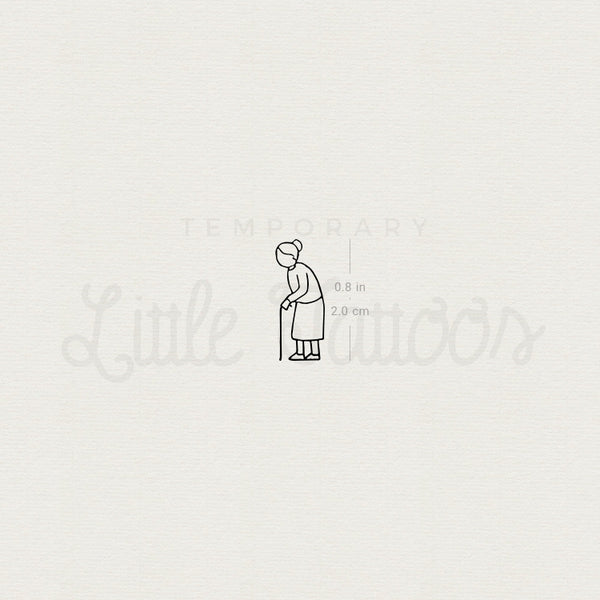 Grandmother Temporary Tattoo - Set of 3