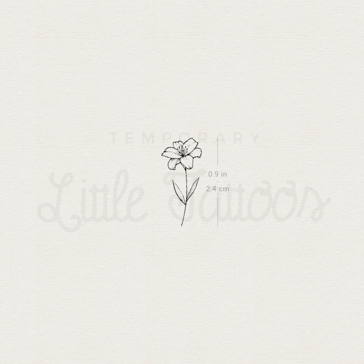 Lily Temporary Tattoo - Set of 3