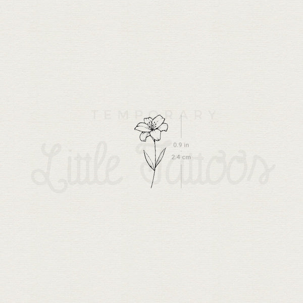 Lily Temporary Tattoo - Set of 3