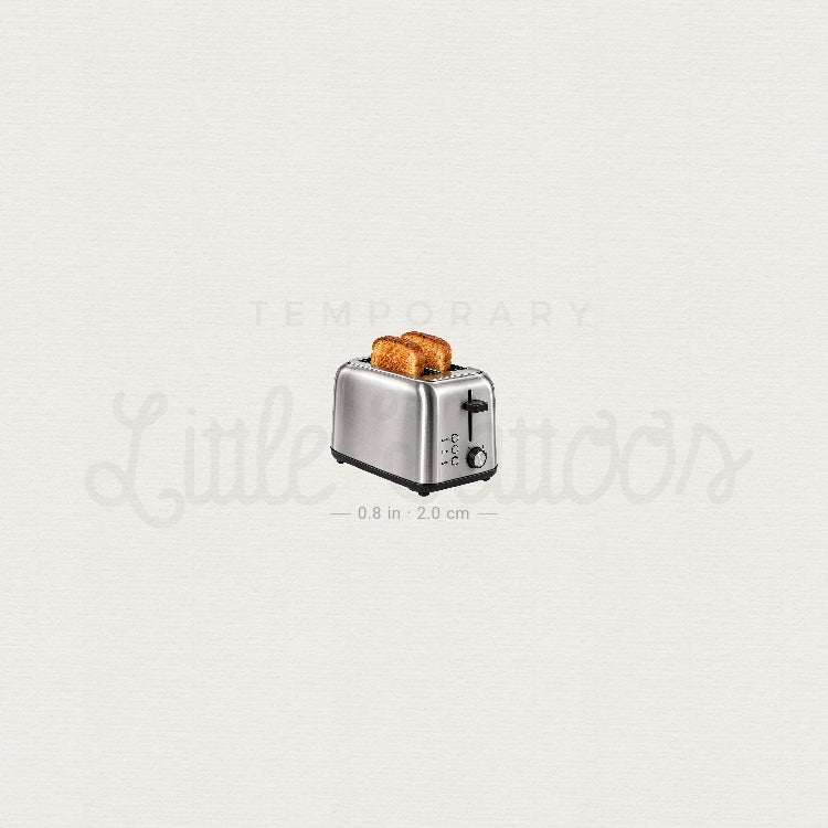 Toaster Temporary Tattoo - Set of 3