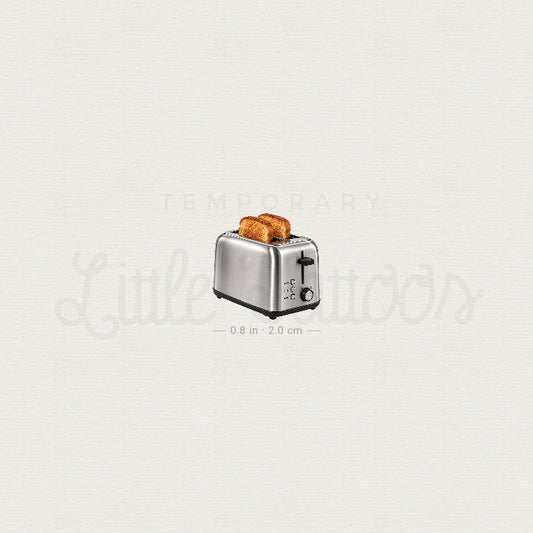 Toaster Temporary Tattoo - Set of 3