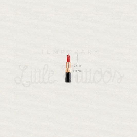 Lipstick Temporary Tattoo - Set of 3