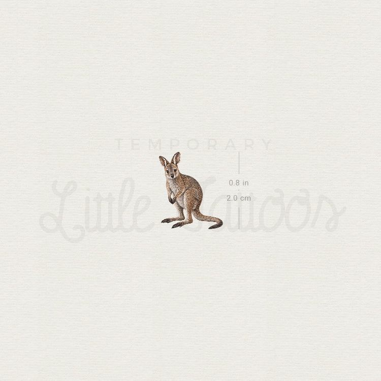 Wallaby Temporary Tattoo - Set of 3