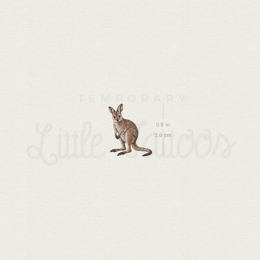 Wallaby Temporary Tattoo - Set of 3