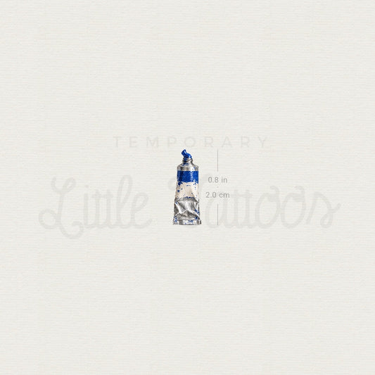 Paint Tube Temporary Tattoo - Set of 3