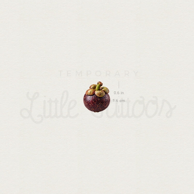 Little Mangosteen Temporary Tattoo - Set of 3