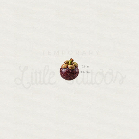 Little Mangosteen Temporary Tattoo - Set of 3