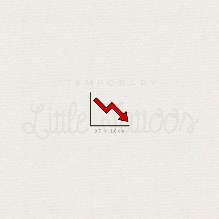 Bearish Market Tattoos Temporary Tattoo - Set of 3