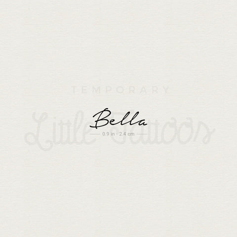 Bella Temporary Tattoo - Set of 3