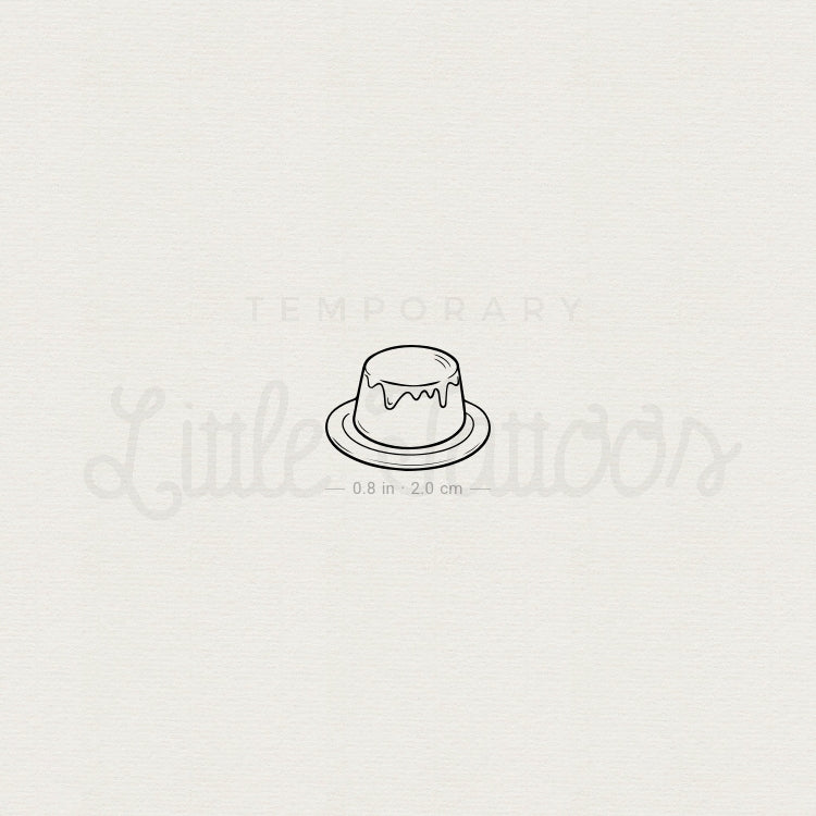 Creme Caramel Temporary Tattoo - Set of 3