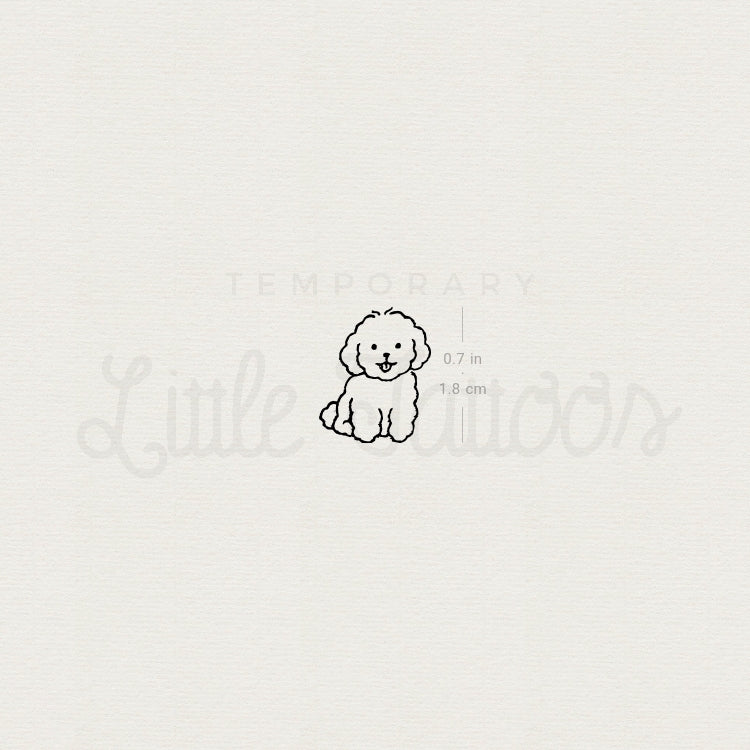 Maltipoo Temporary Tattoo - Set of 3