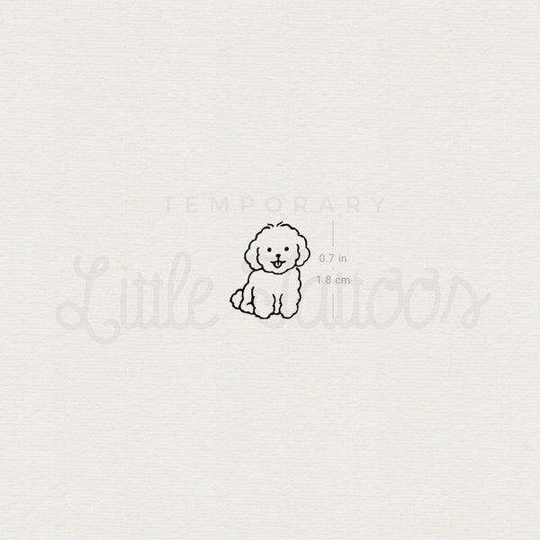 Maltipoo Temporary Tattoo - Set of 3