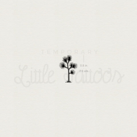 Small Joshua Tree Temporary Tattoo - Set of 3