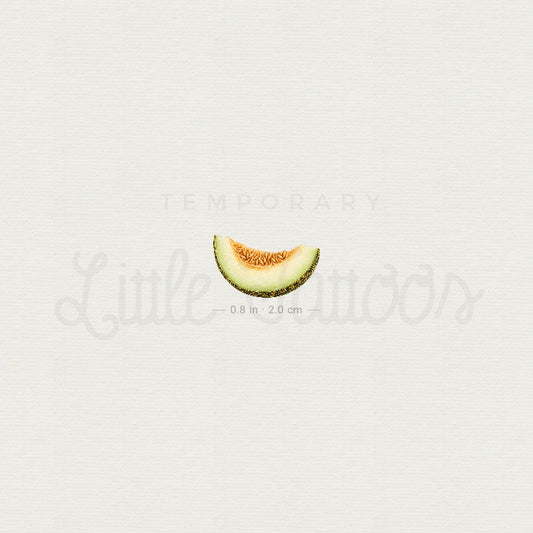 Christmas Melon Slice Temporary Tattoo - Set of 3