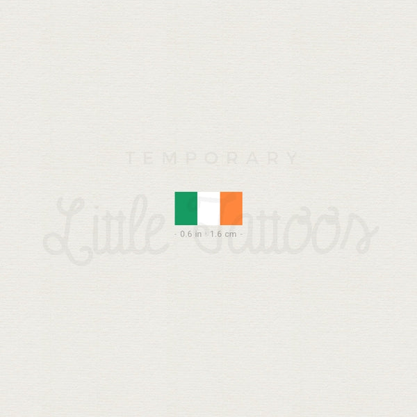 Flag Of Ireland Temporary Tattoo - Set of 3
