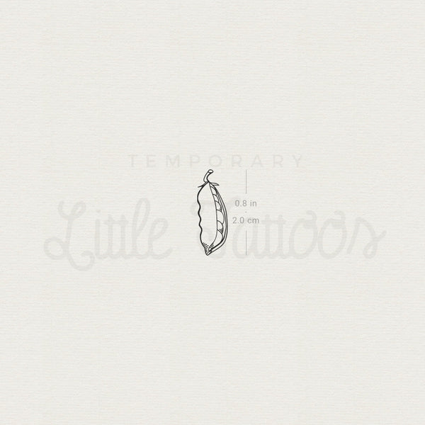Peas Temporary Tattoo - Set of 3
