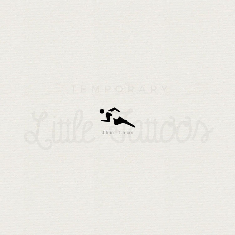 Sprinter Symbol Temporary Tattoo - Set of 3