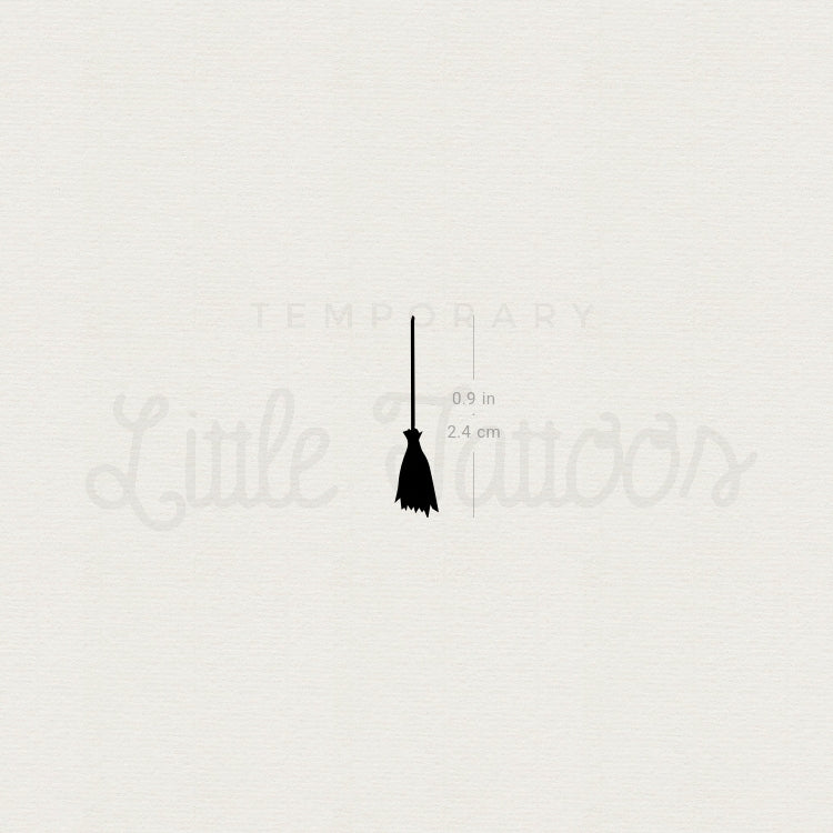 Broomstick Temporary Tattoo - Set of 3