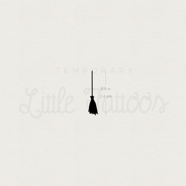 Broomstick Temporary Tattoo - Set of 3