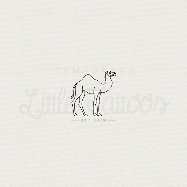 Camel Temporary Tattoo - Set of 3